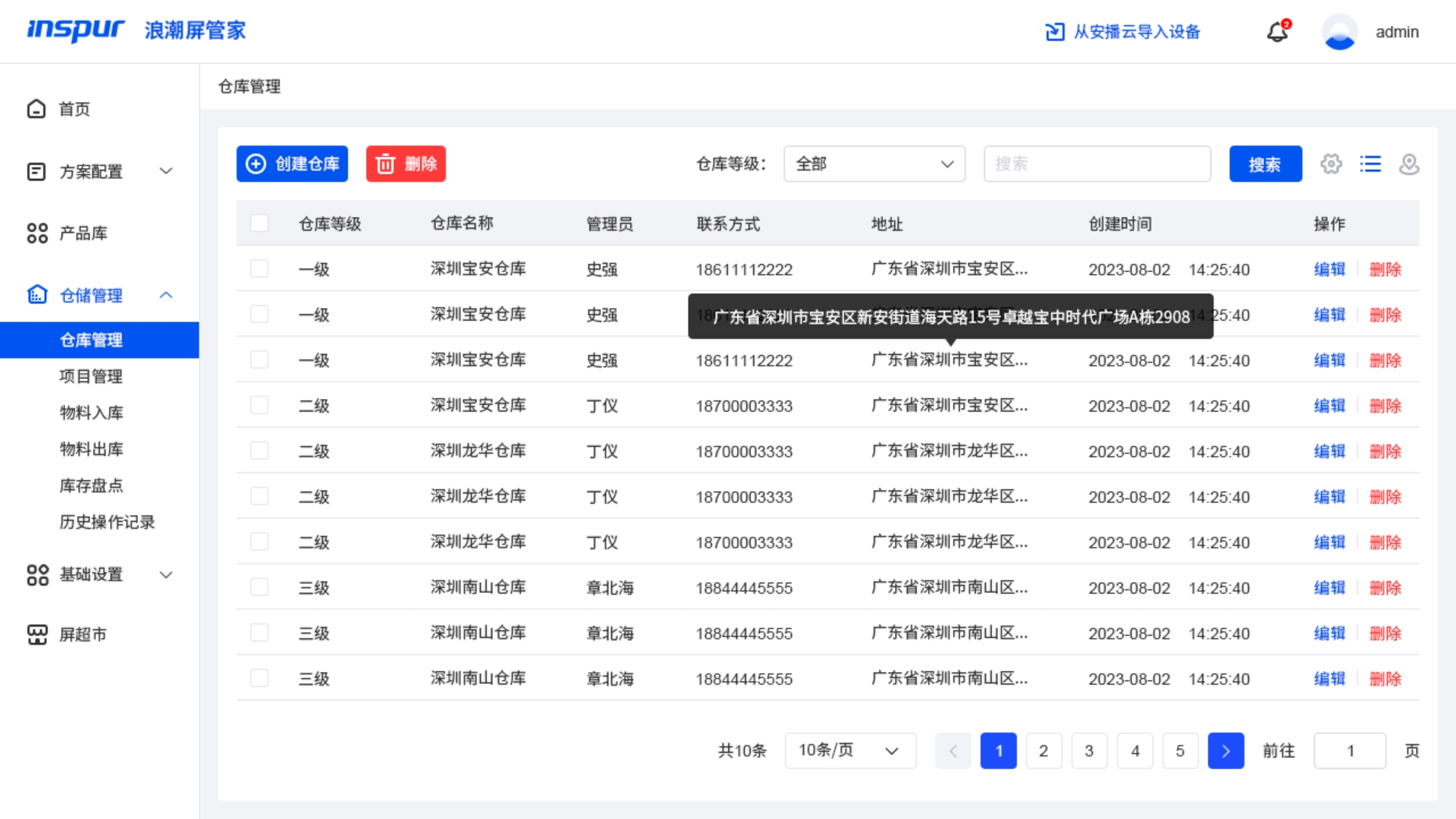 首页全局概览设计