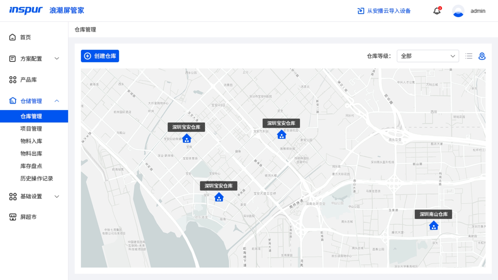 首页全局概览设计